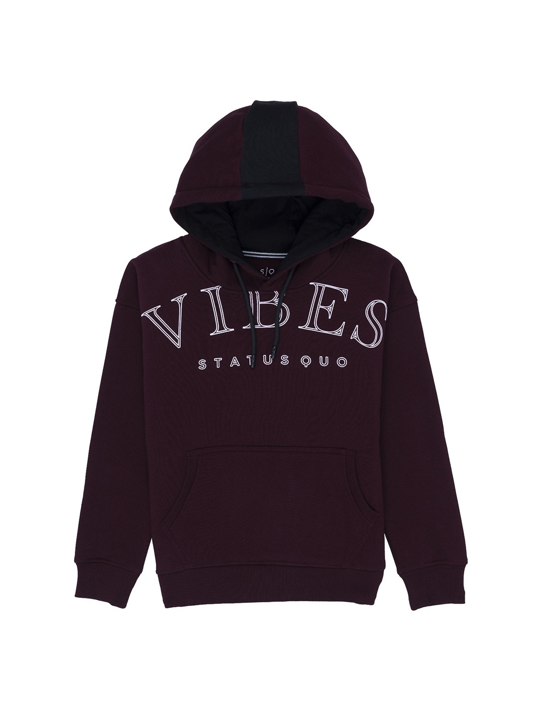 

Status Quo Boys Maroon Printed Sweatshirt