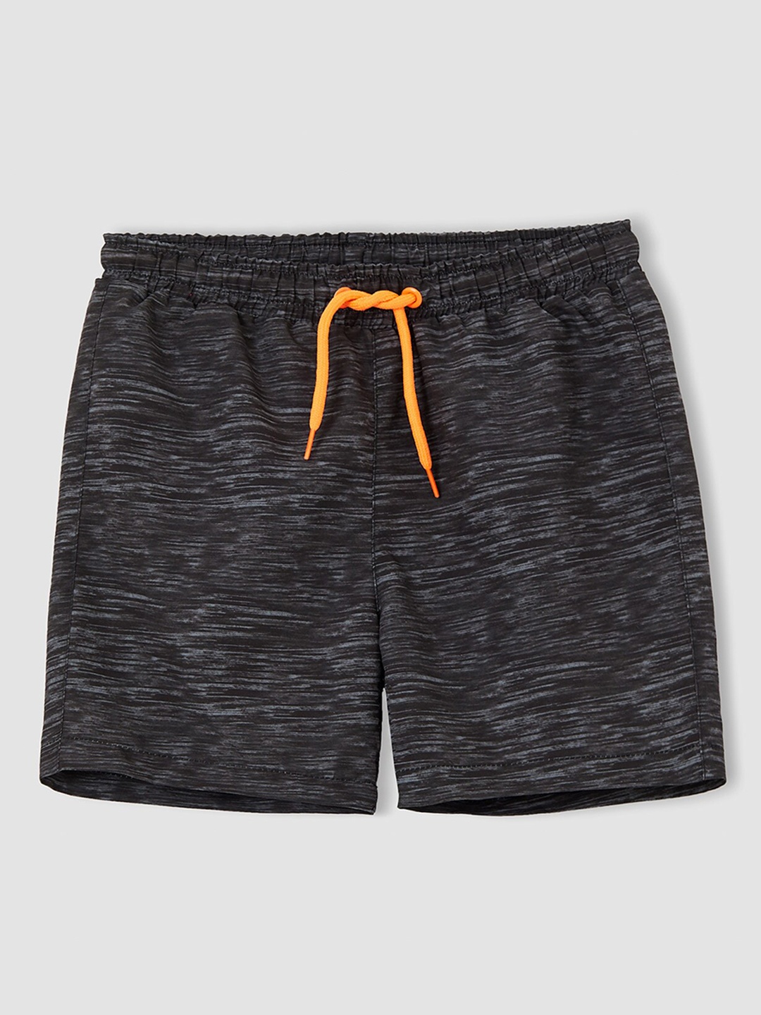 

DeFacto Boys Black Printed Swim Shorts