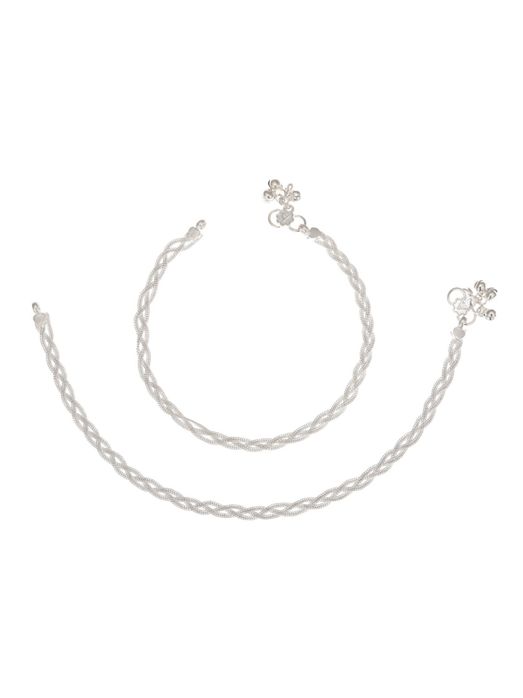 

AanyaCentric Women Silver-Plated Anklets