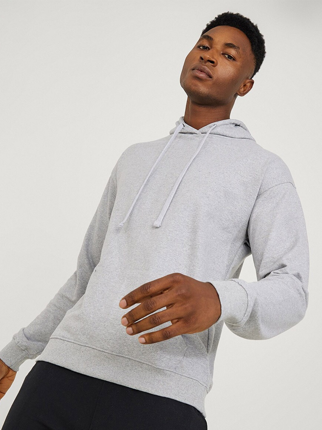 

Styli Regular Hoodie with Kangaroo Pocket, Grey