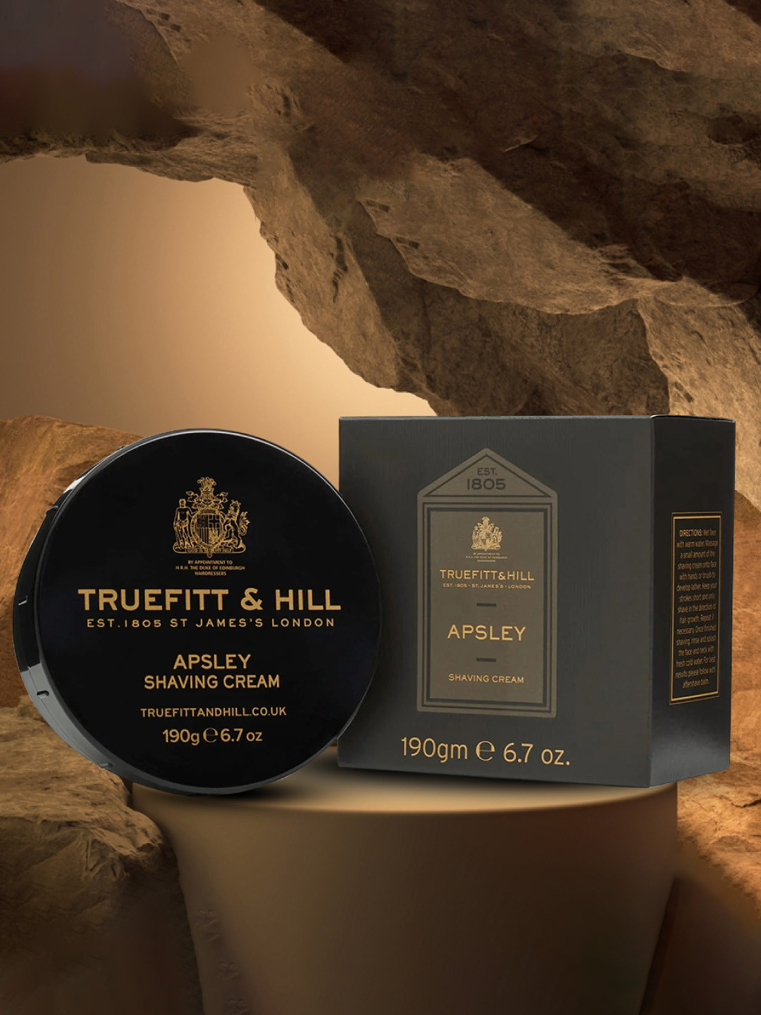 

TRUEFITT & HILL Men Apsley Shaving Cream 190gm, Green