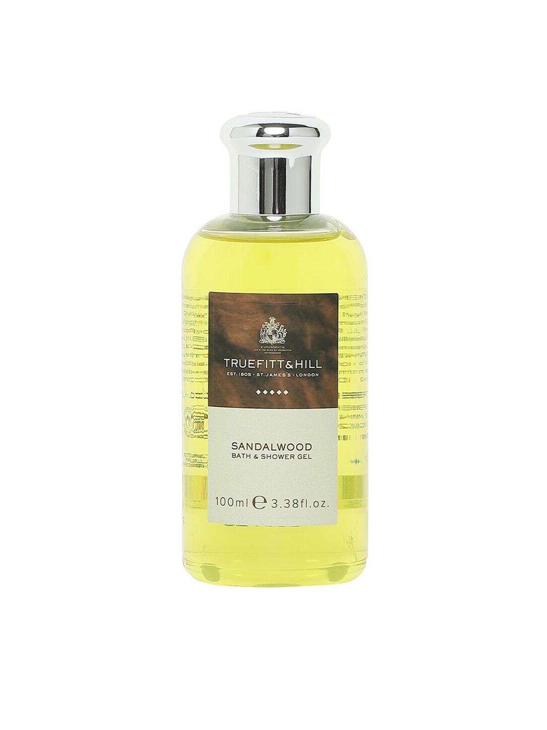 

TRUEFITT & HILL Men Sandalwood Bath & Shower Gel with Limonene - 100ml, Yellow