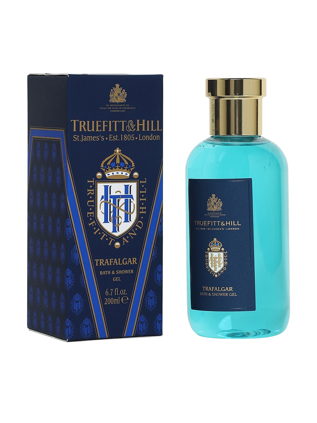 

TRUEFITT & HILL Men Trafalgar Bath & Shower Gel with Limonene - 200ml, Blue