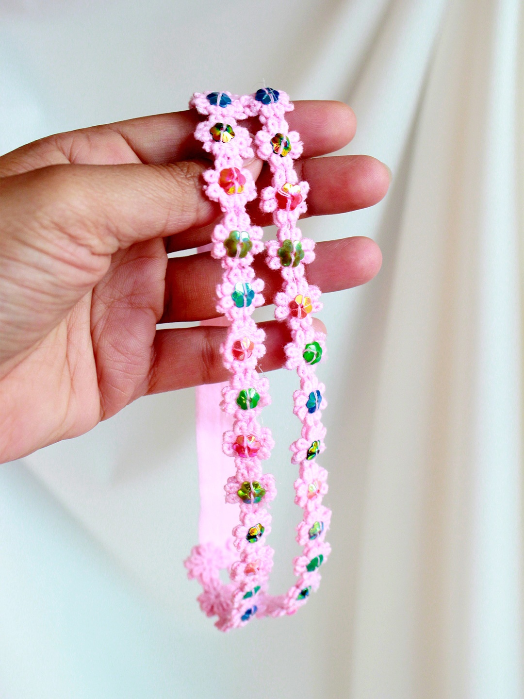 

Choko Girls Pink & Blue Embellished Hairband