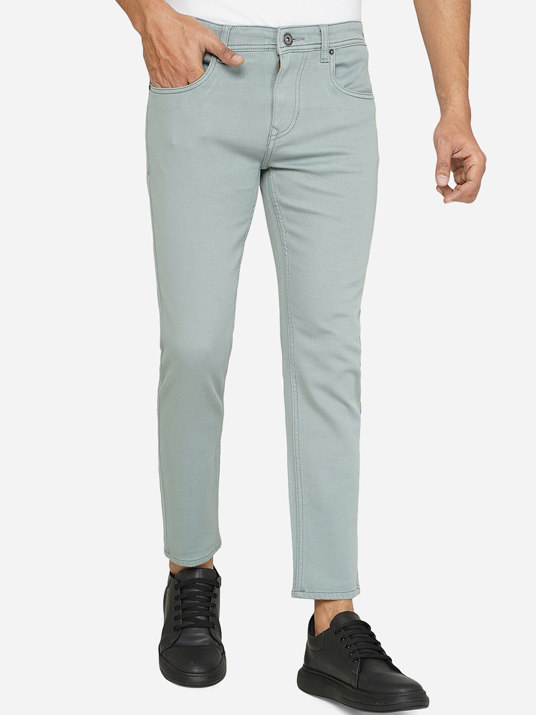 

Greenfibre Men Blue Slim Fit Cotton Jeans