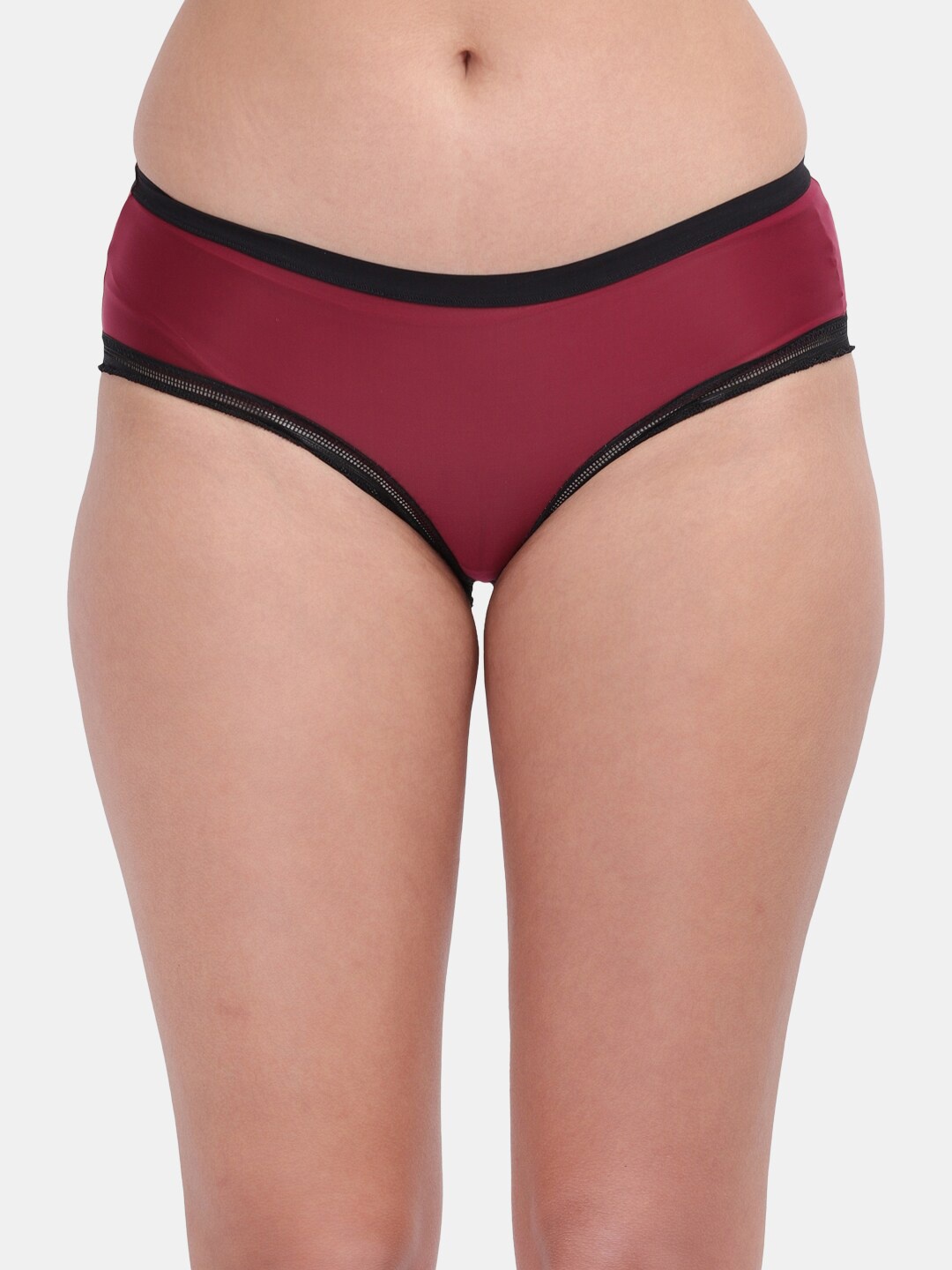 

Amour Secret Women Maroon Solid Anti-Bacterial Hipster Briefs