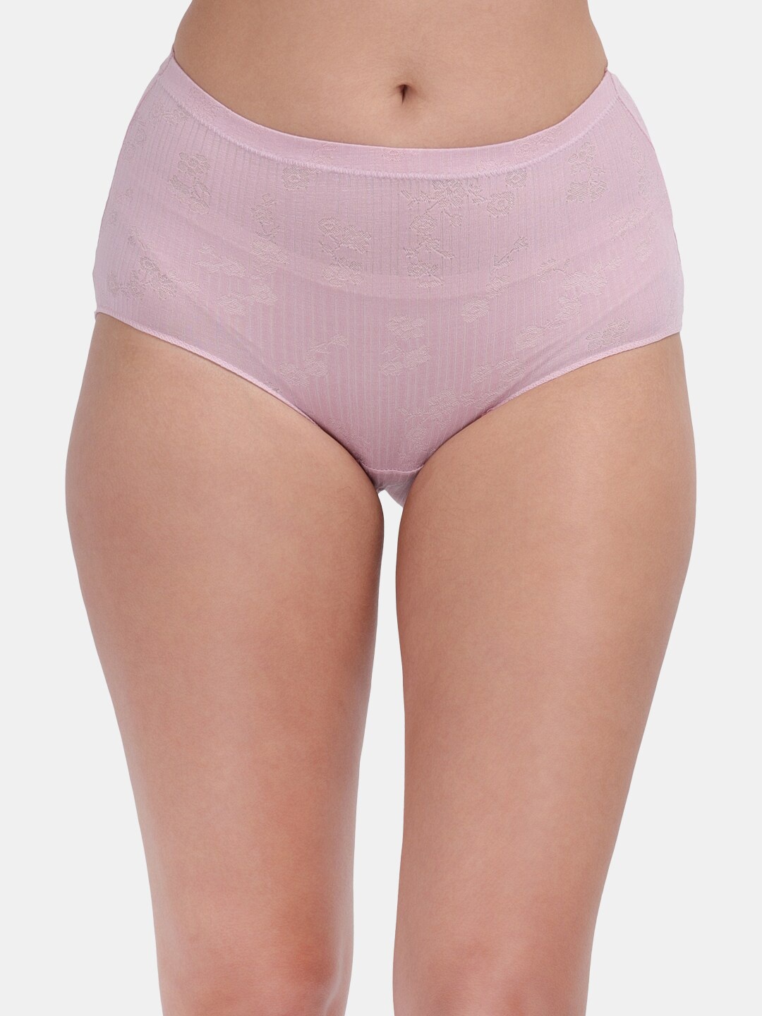 

Amour Secret Women Pink High-Rise Seamless Anti-Odour Hipster Brief