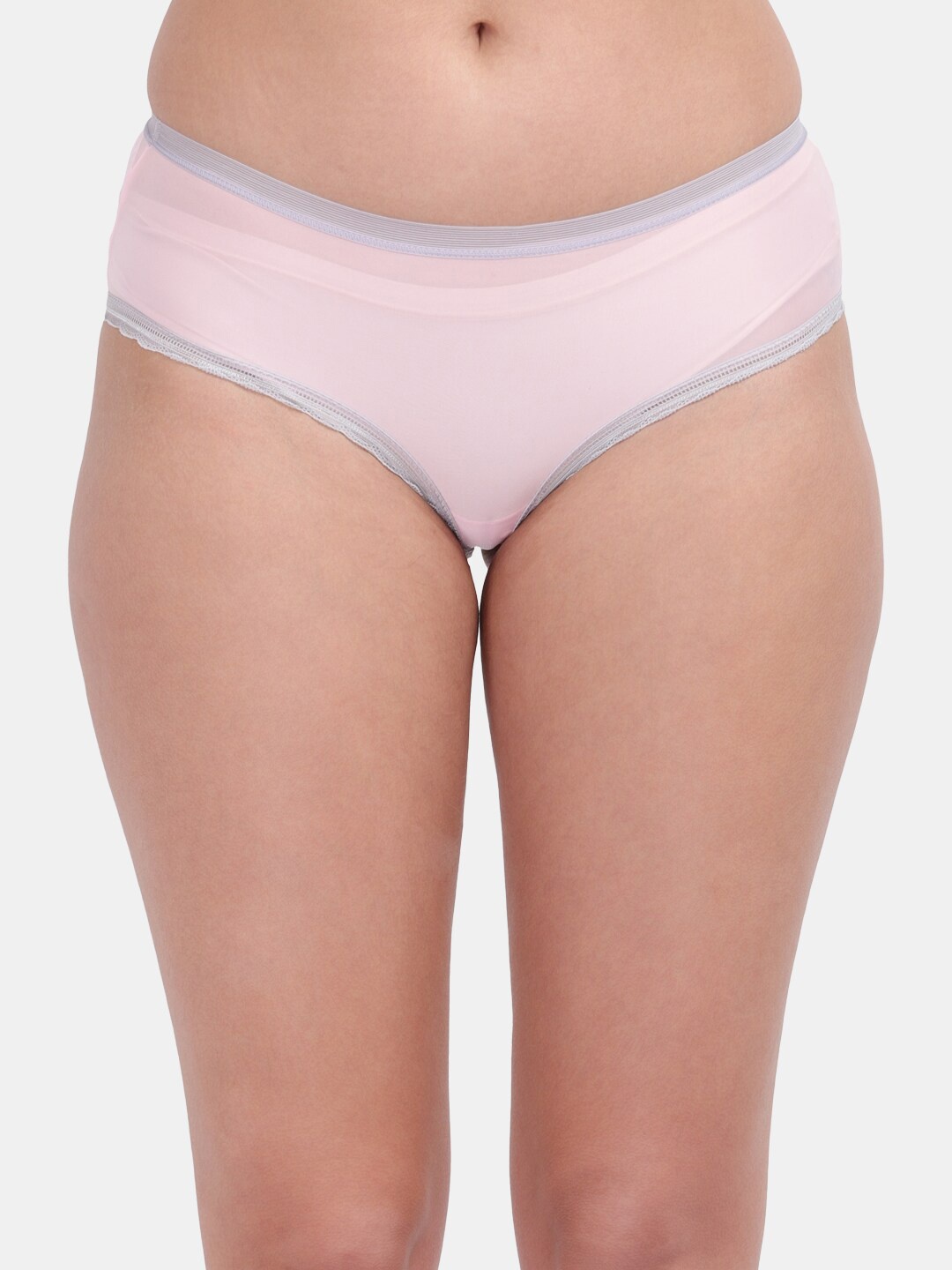 

Amour Secret Women Baby Pink Solid Anti-Odour Hipster Brief