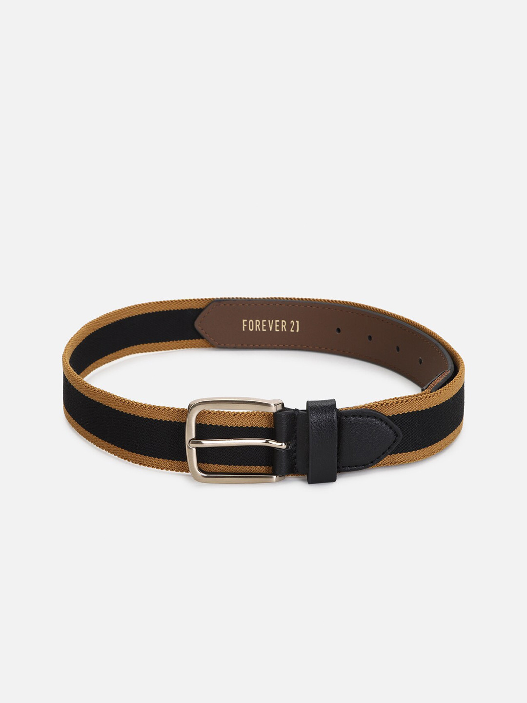 

FOREVER 21 Men Black Textured Belt