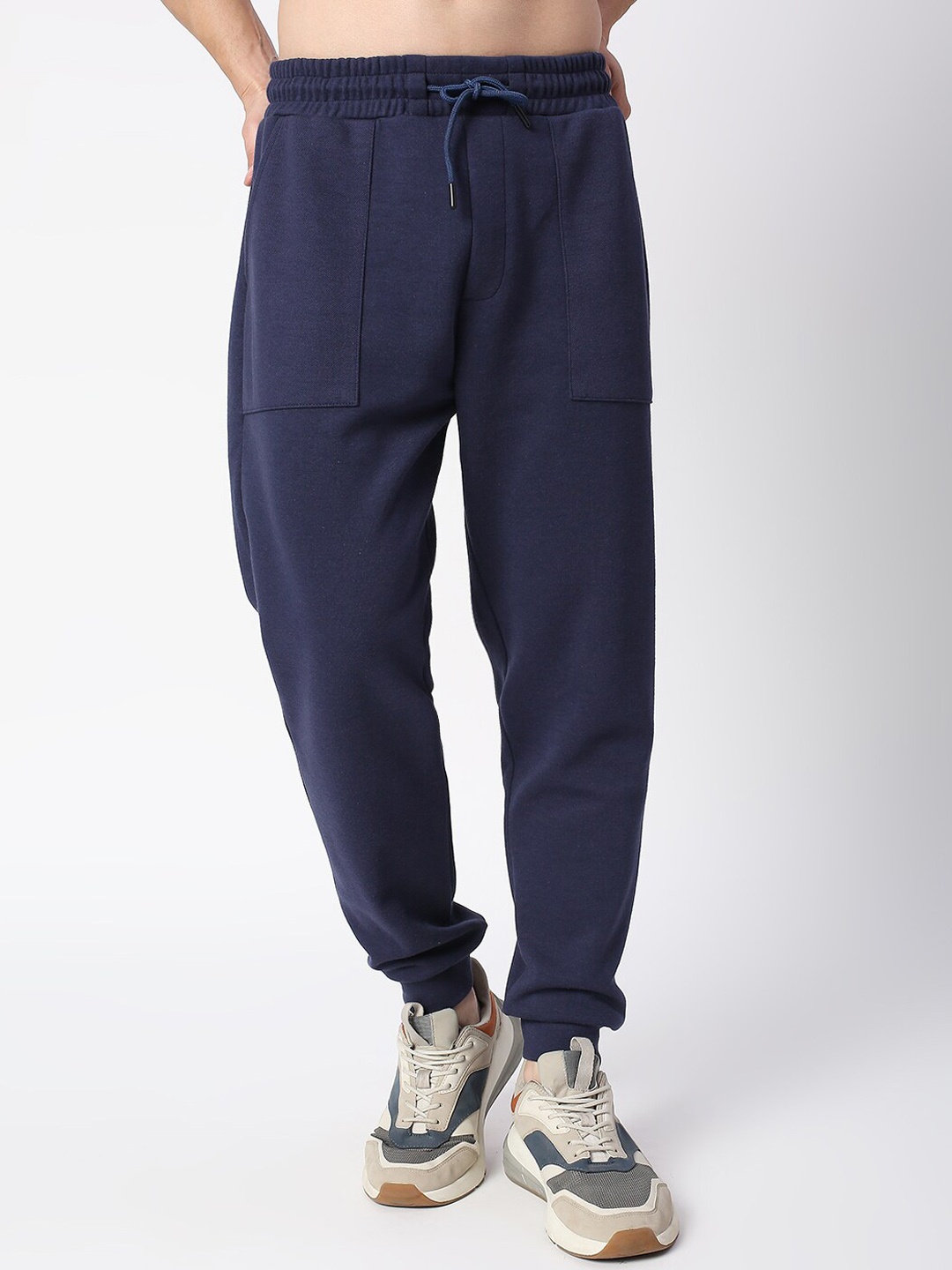 

Blamblack Men Navy Blue Joggers