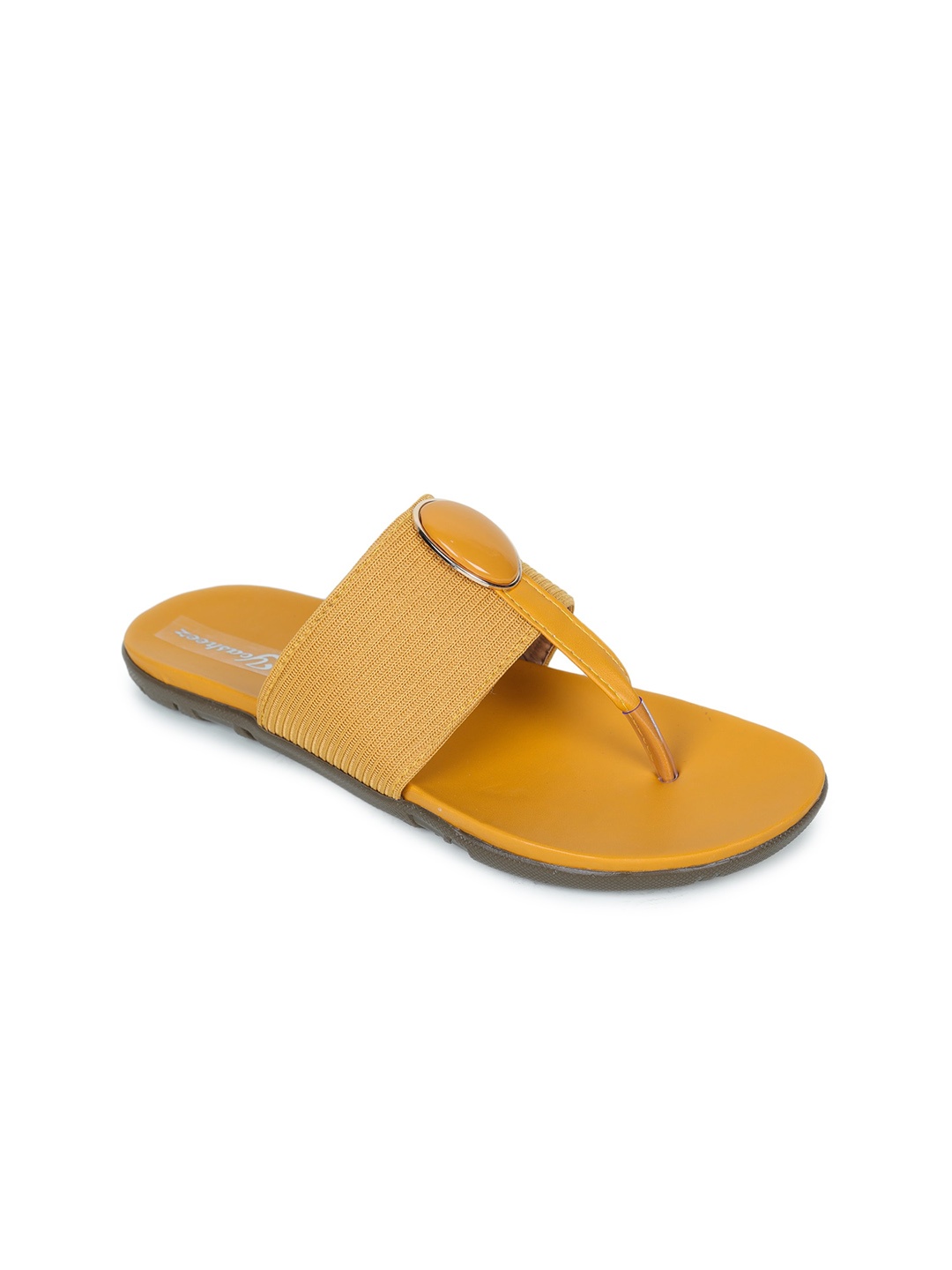 

H3F Yellow Flatform Sandals