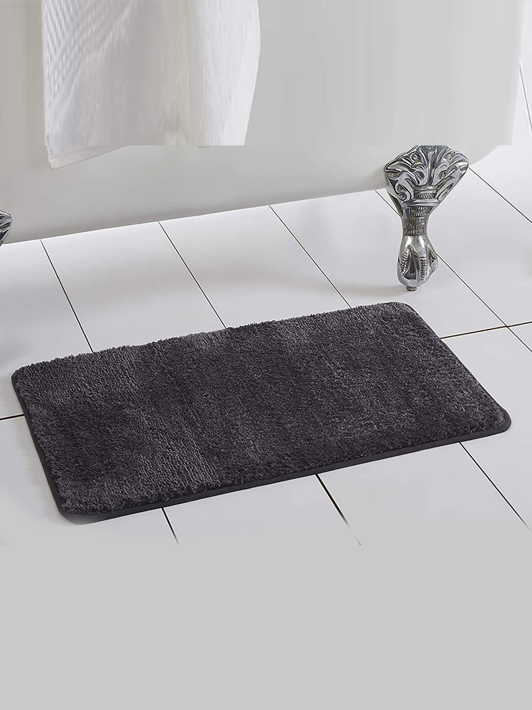 

homewards Grey 350 GSM Anti-Skid Bath Rug