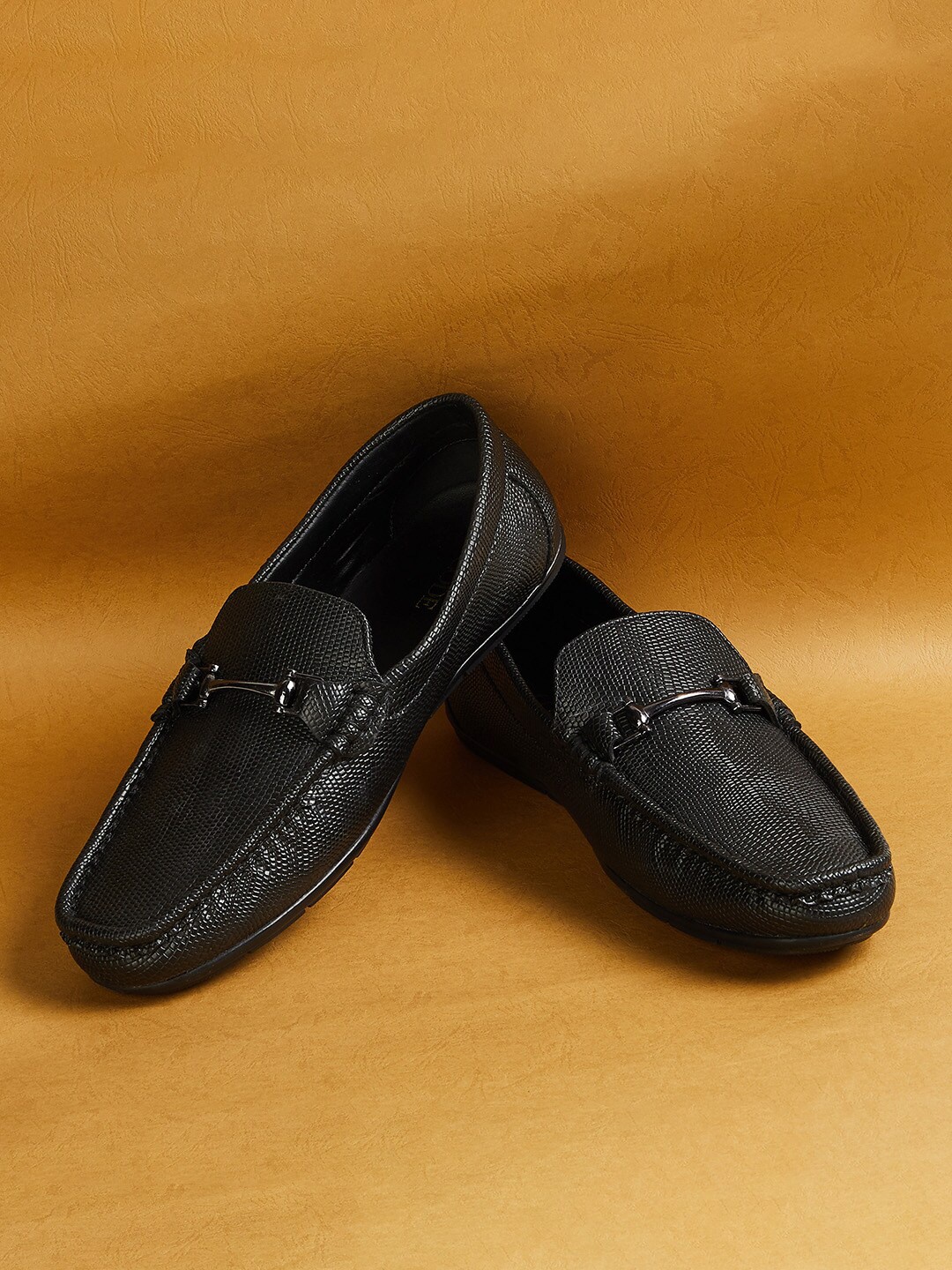 

CODE by Lifestyle Men Black Lightweight Driving Shoes