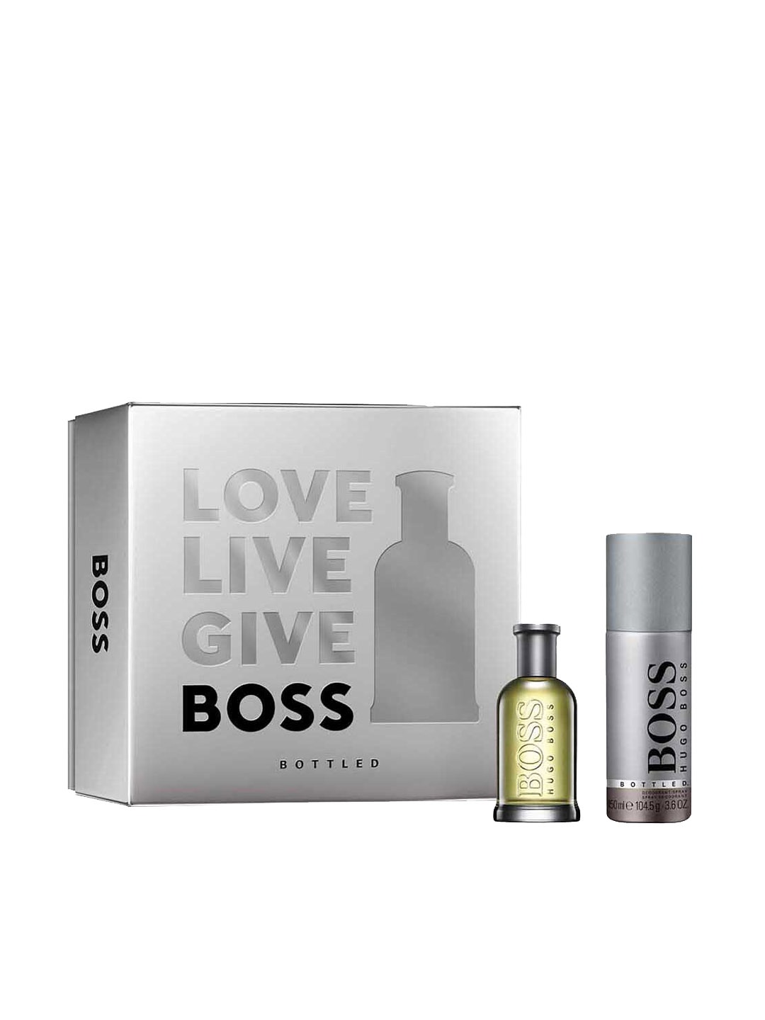 

BOSS Bottled Gift Set Eau de Toilette 50 ml & Deo 150 ml, Transparent