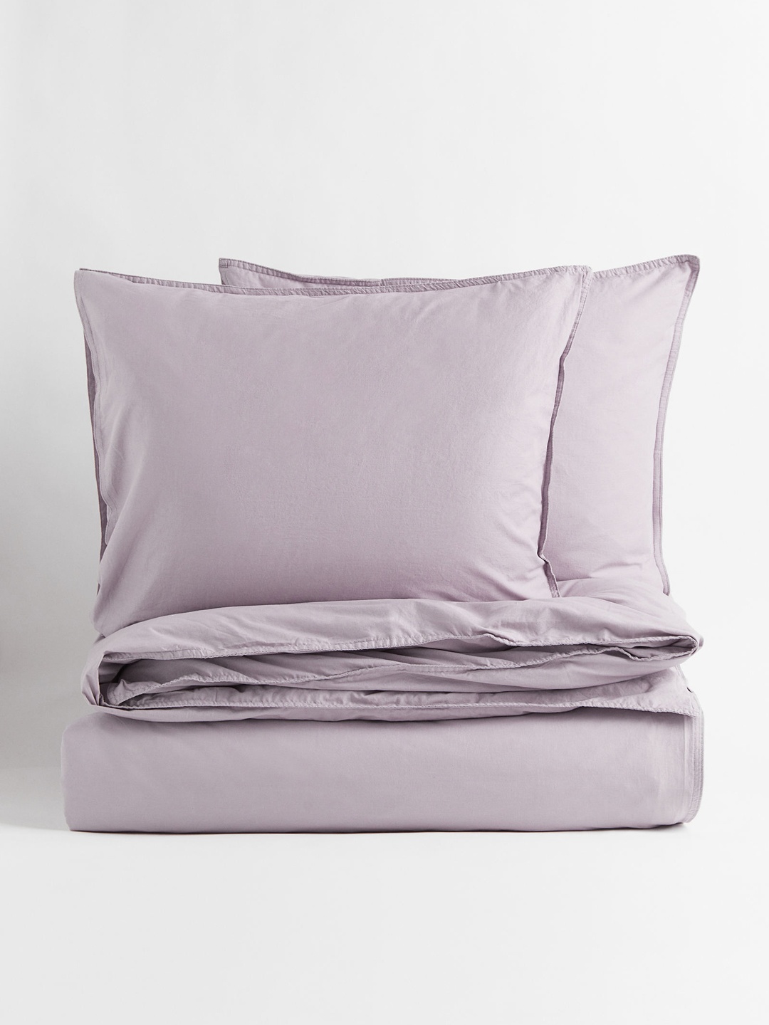 

H&M Lavender Double/King Size Cotton Duvet Cover Set