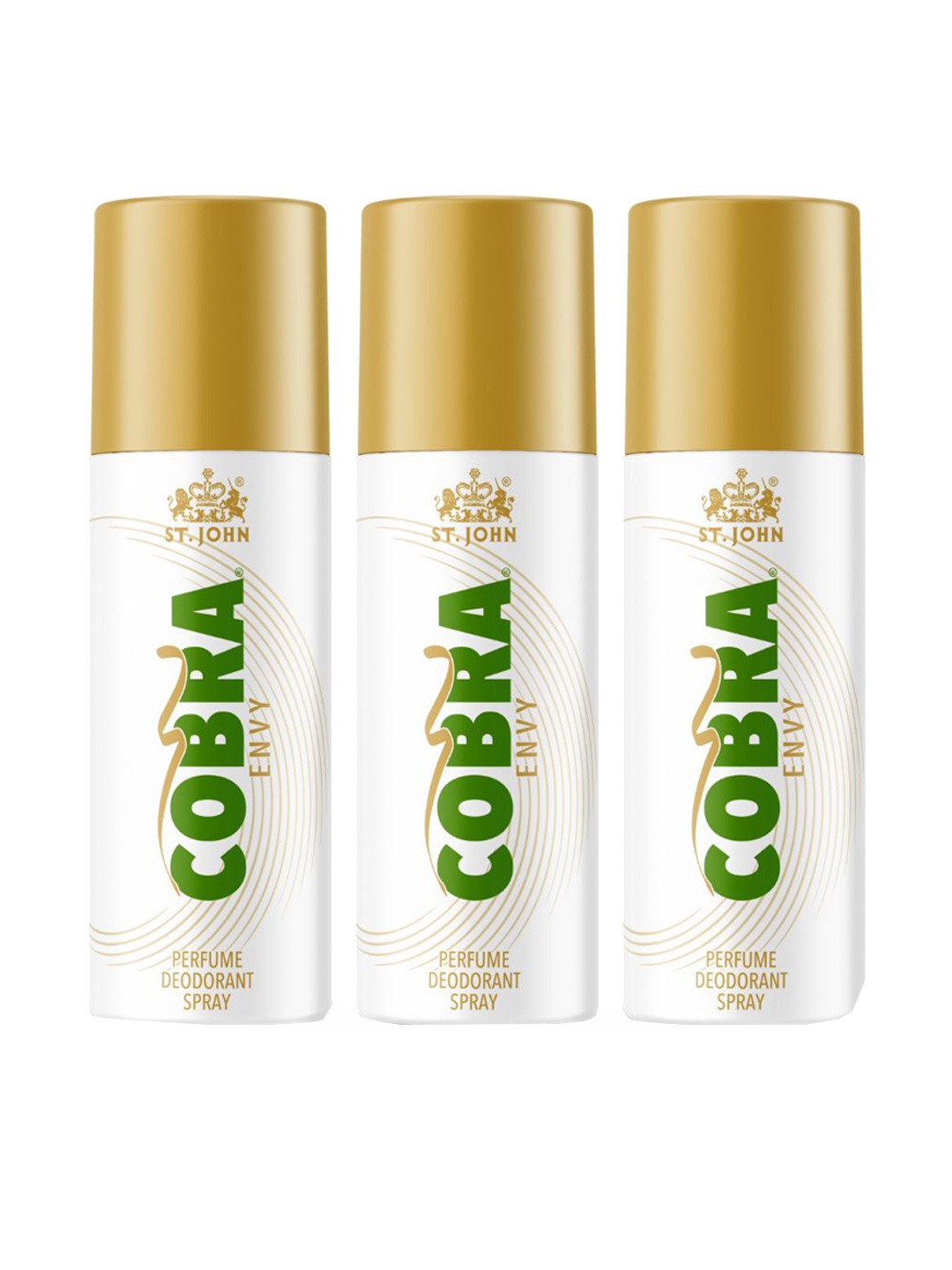 

St. John Set Of 3 Deodorant Body Spray - Cobra Deo Envy , 150ml Each, Multi