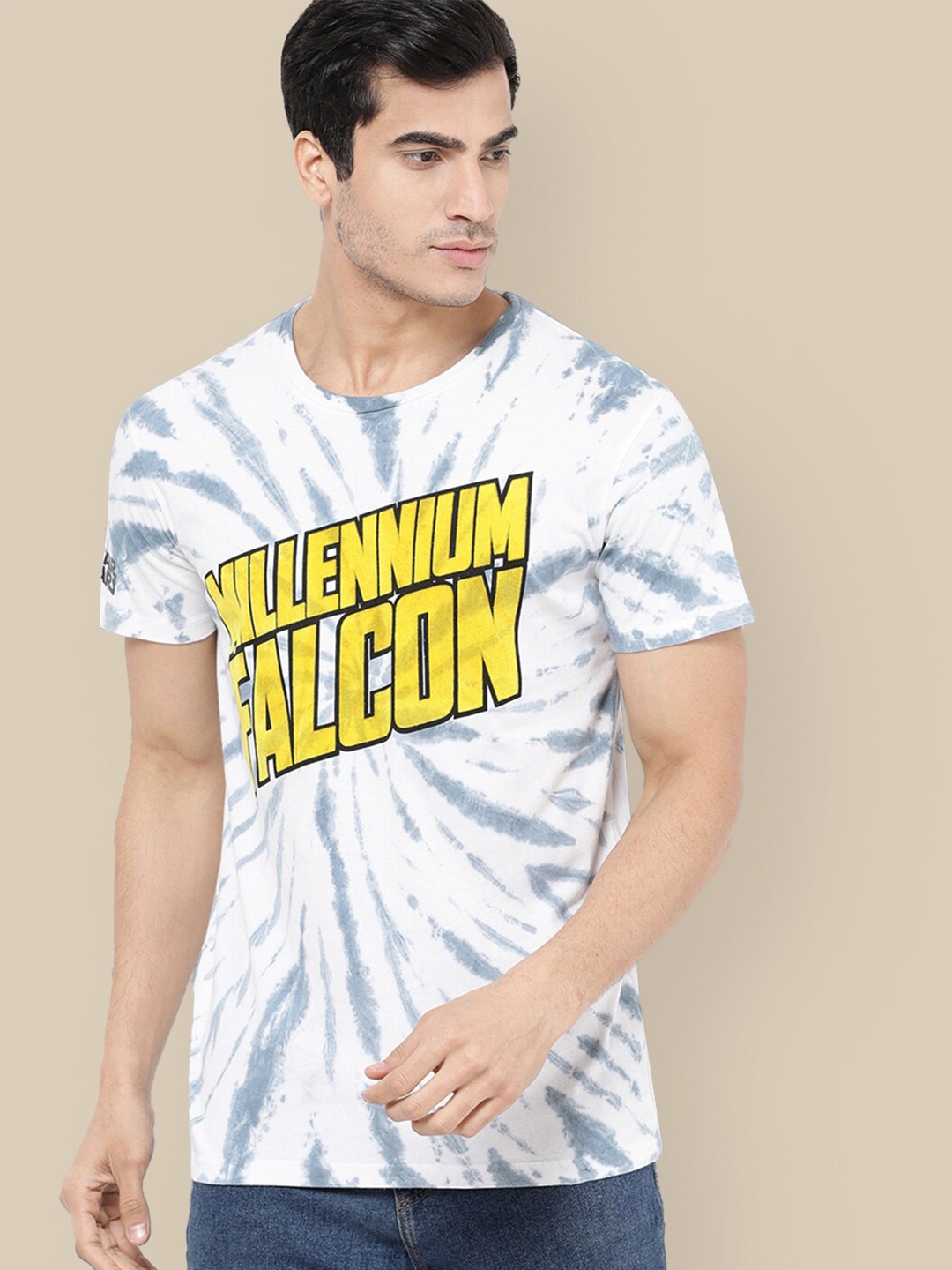 

Free Authority Star Wars Printed Tshirt For Men, White