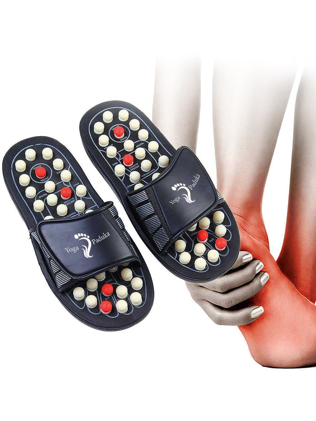 

ZURU BUNCH Unisex Black & Red Rubber Sliders