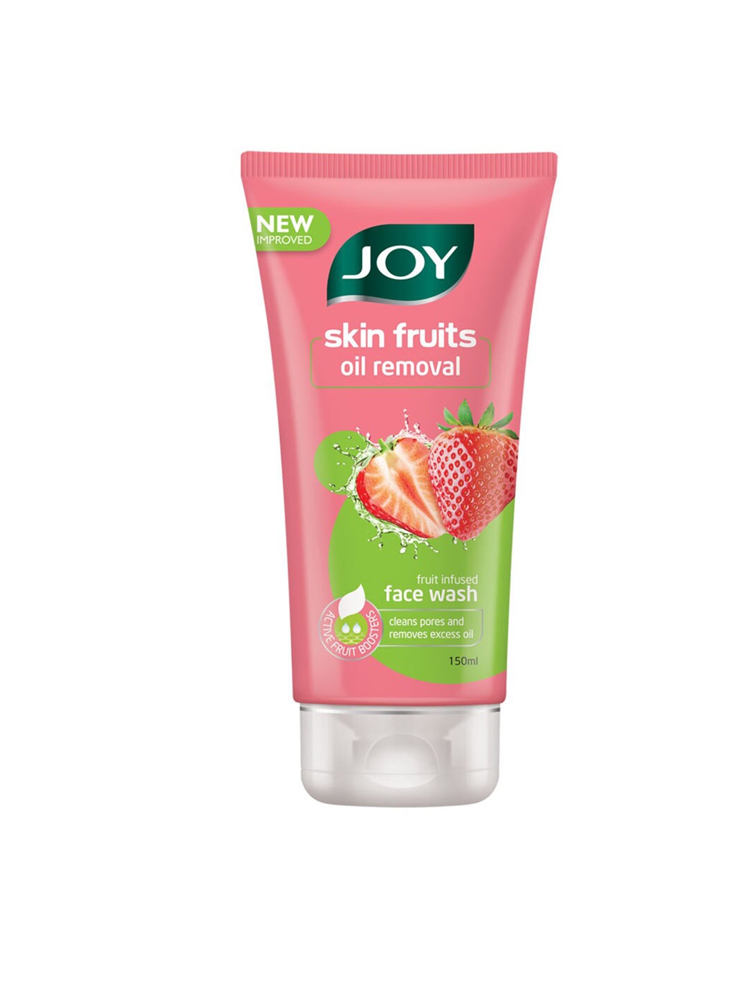 

JOY Skin Fruits Oil Removal Strawberry Face Wash for Acne & Pore Care - 150ml, Pink