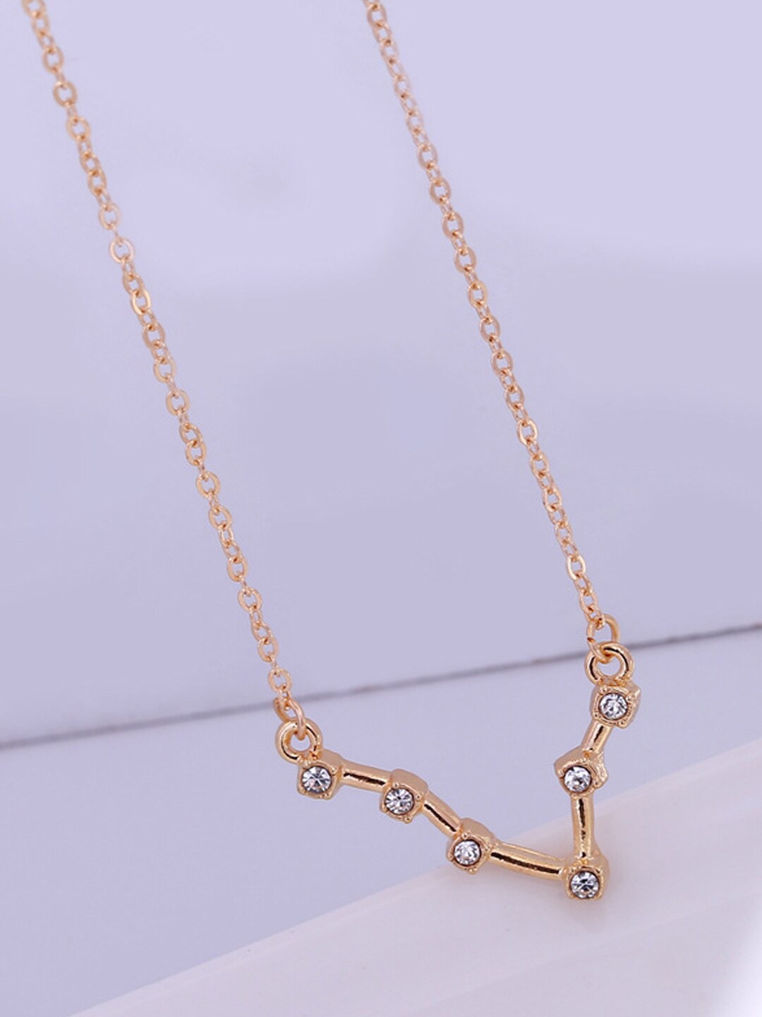 

Young & Forever White & Gold-Plated Necklace