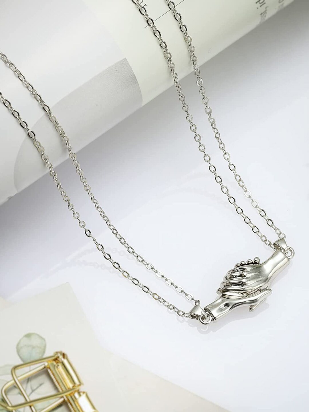 

Young & Forever Set Of 2 Silver-Plated Necklace