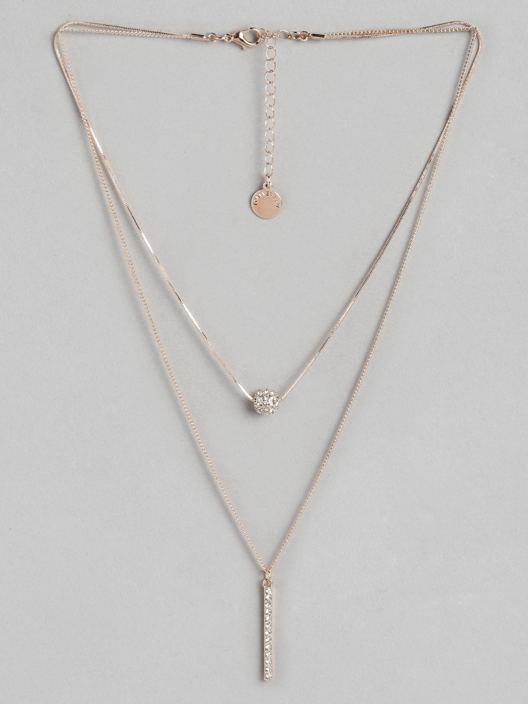 

Forever New Rose Gold-Plated Layered Chain