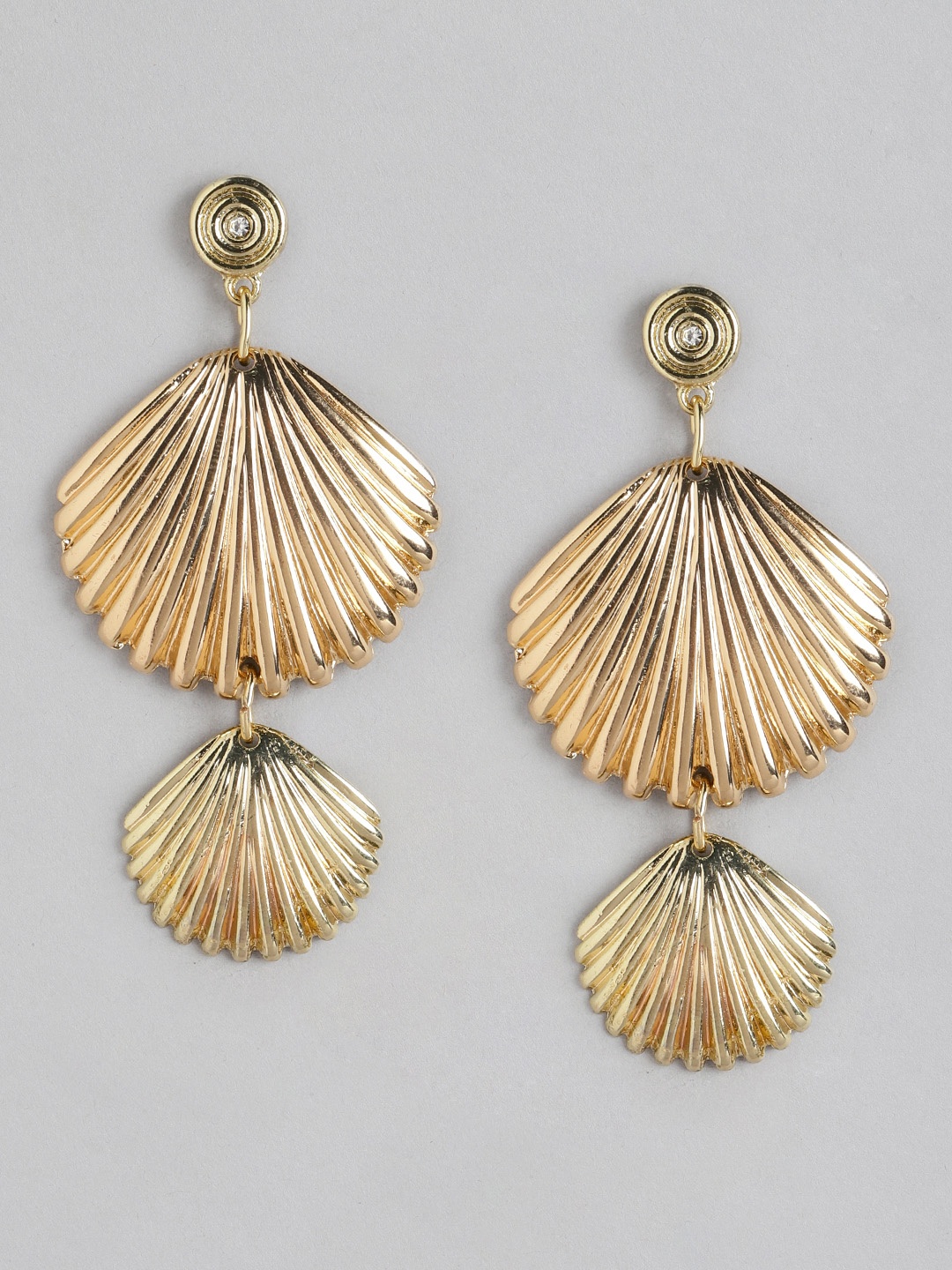 

Forever New Gold-Toned Classic Drop Earrings
