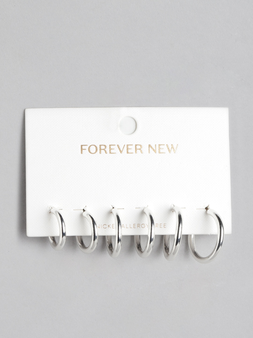 

Forever New Circular Hoop Earrings, Silver