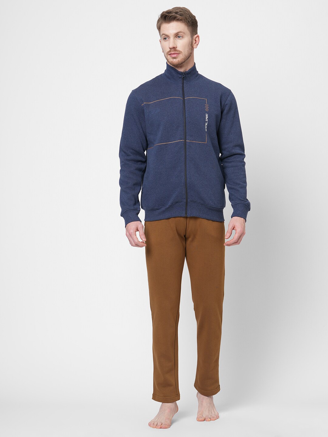 

Sweet Dreams Men Navy Blue Solid Tracksuits