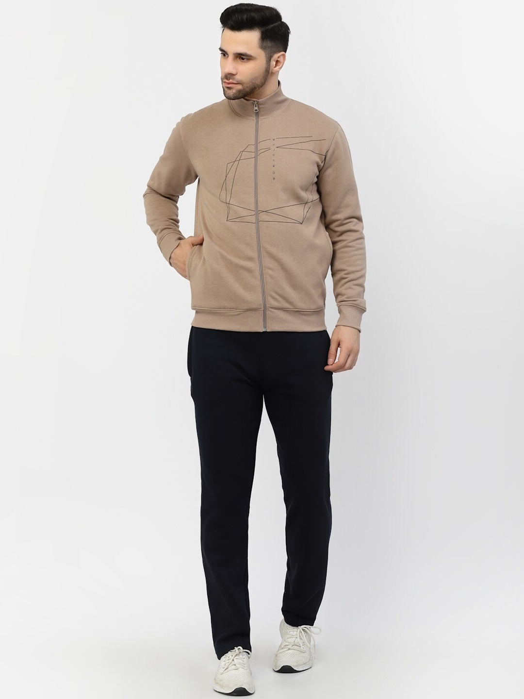 

Sweet Dreams Men Brown Fleece Tracksuits