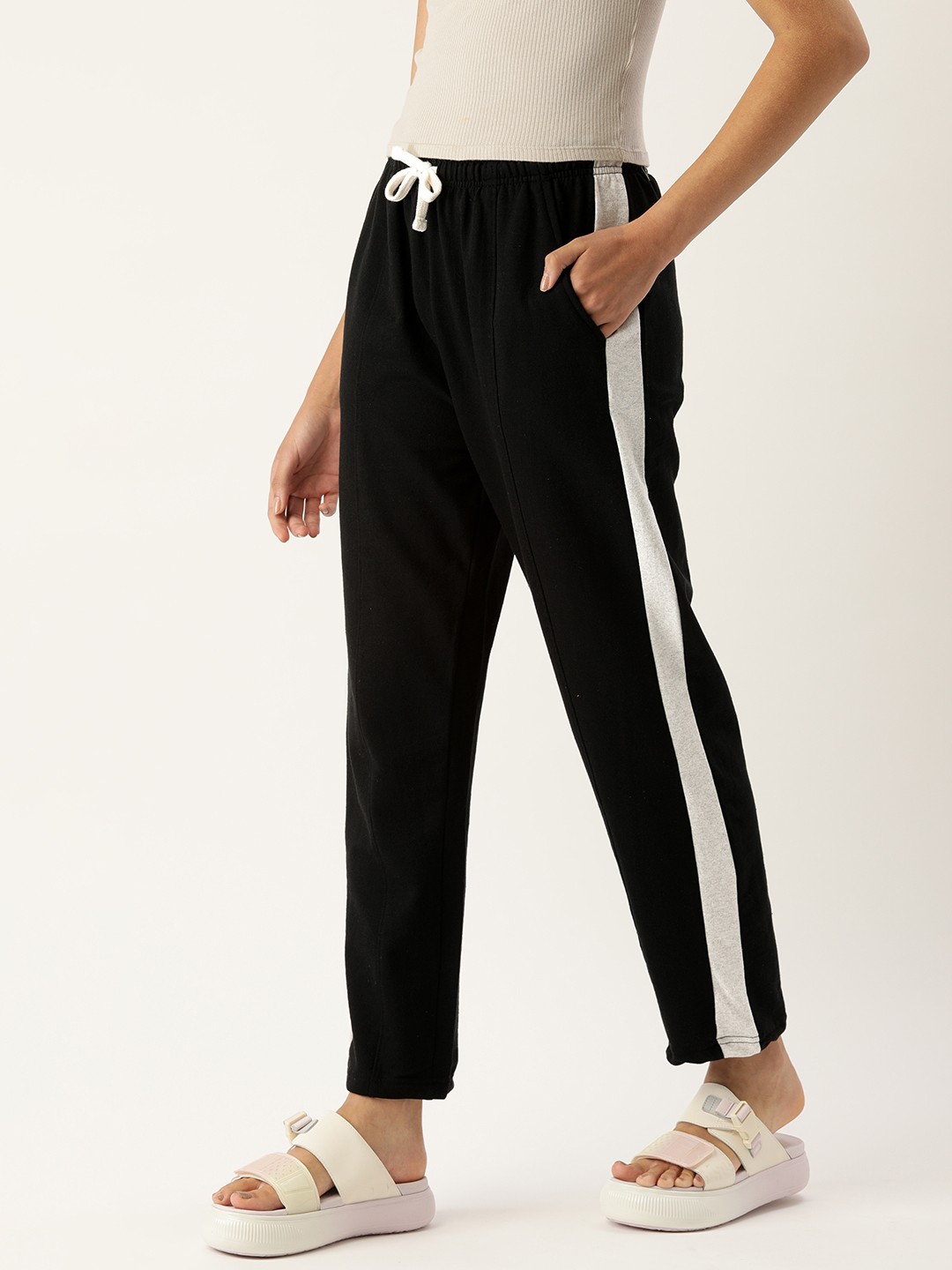 

ARISE Women Black Regular Fit Track Pants