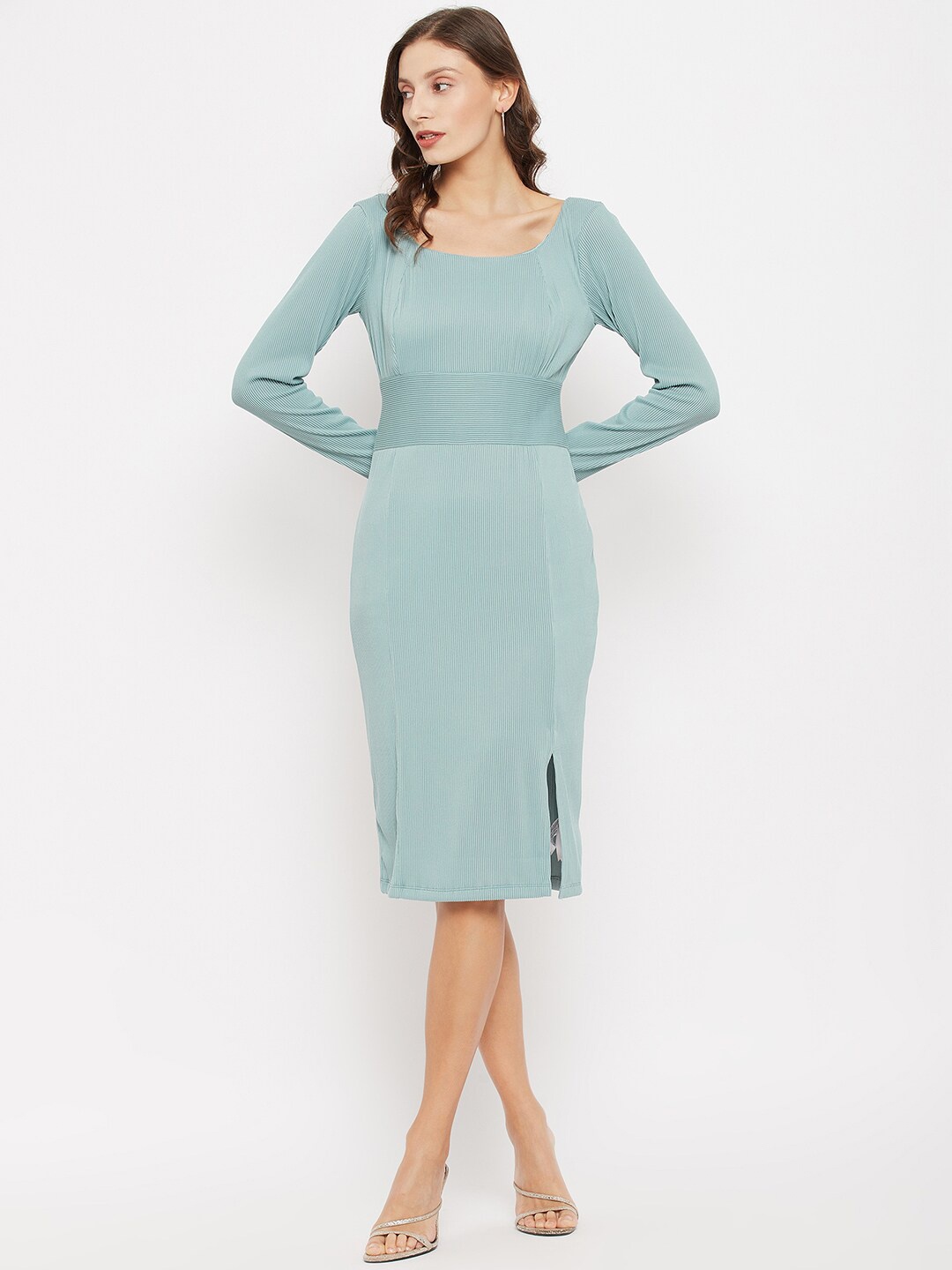 

Madame Women Blue Sheath Dress