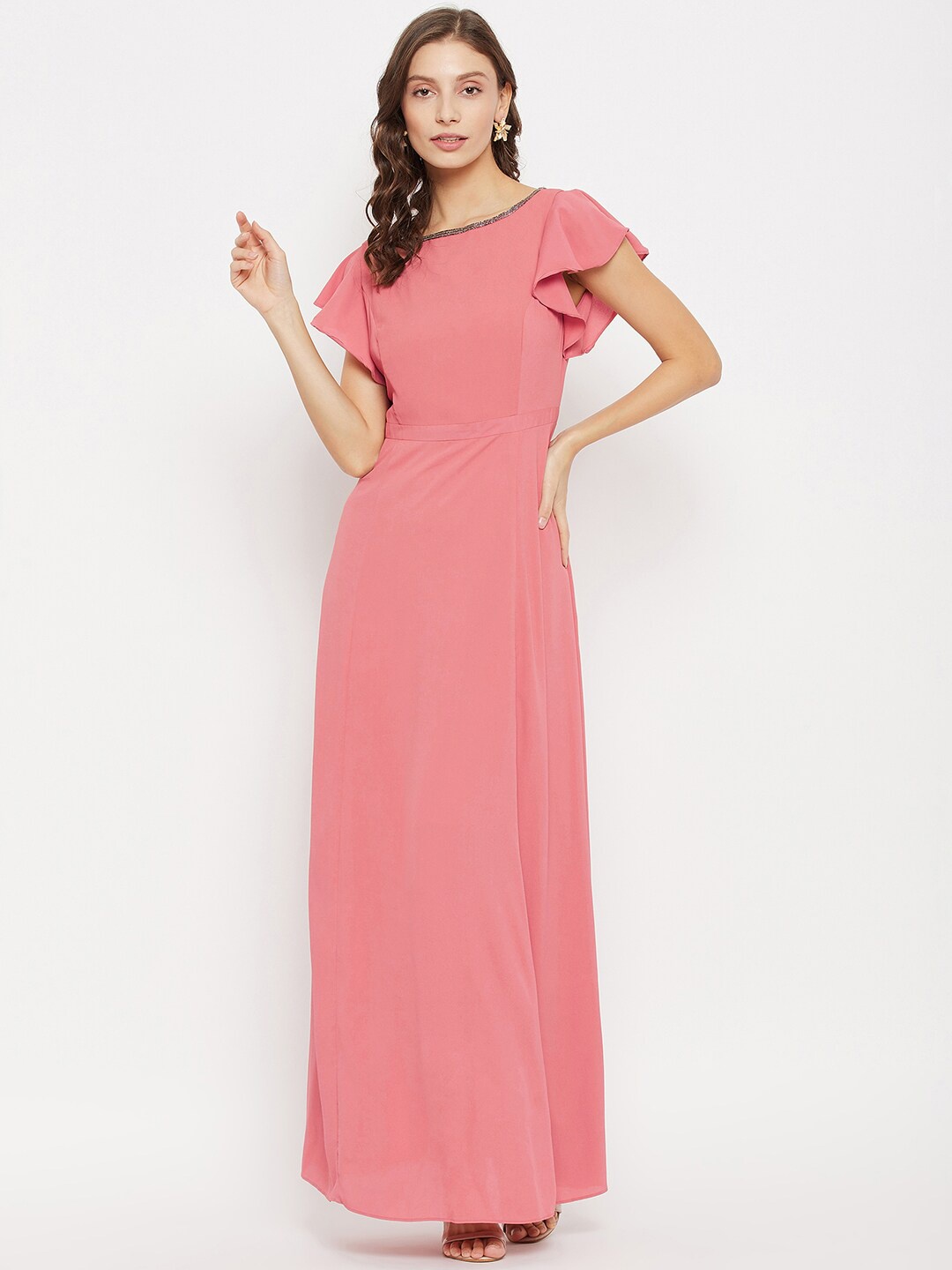 

Madame Women Maxi Dress, Peach