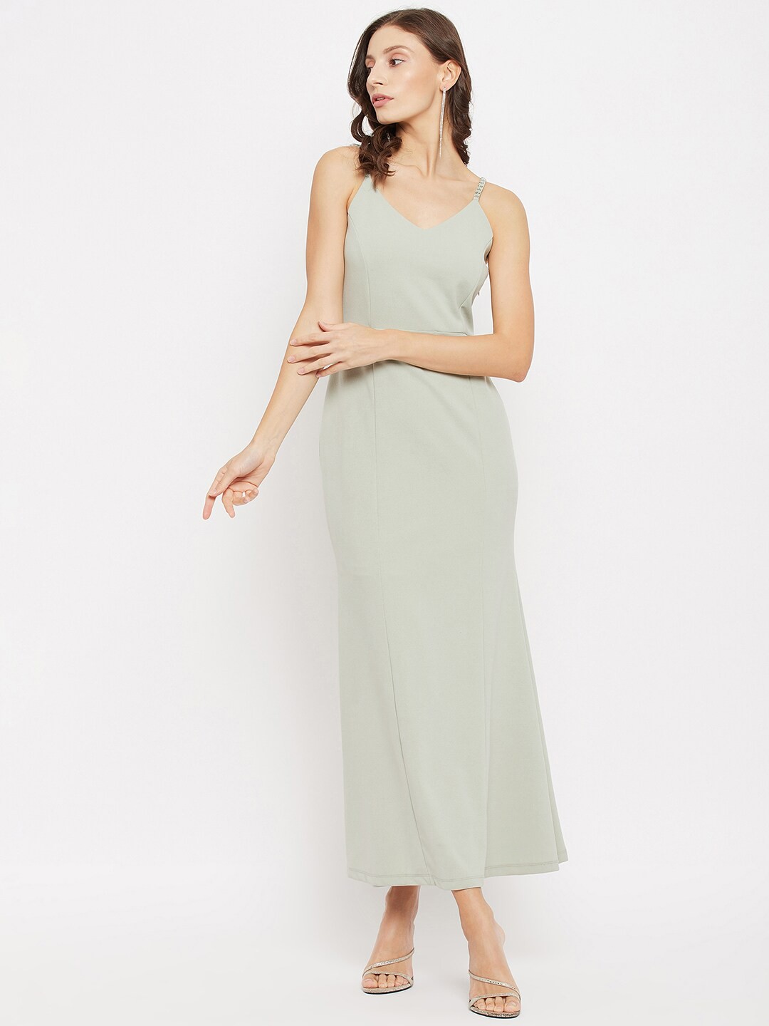 

Madame Women Green Maxi Dress
