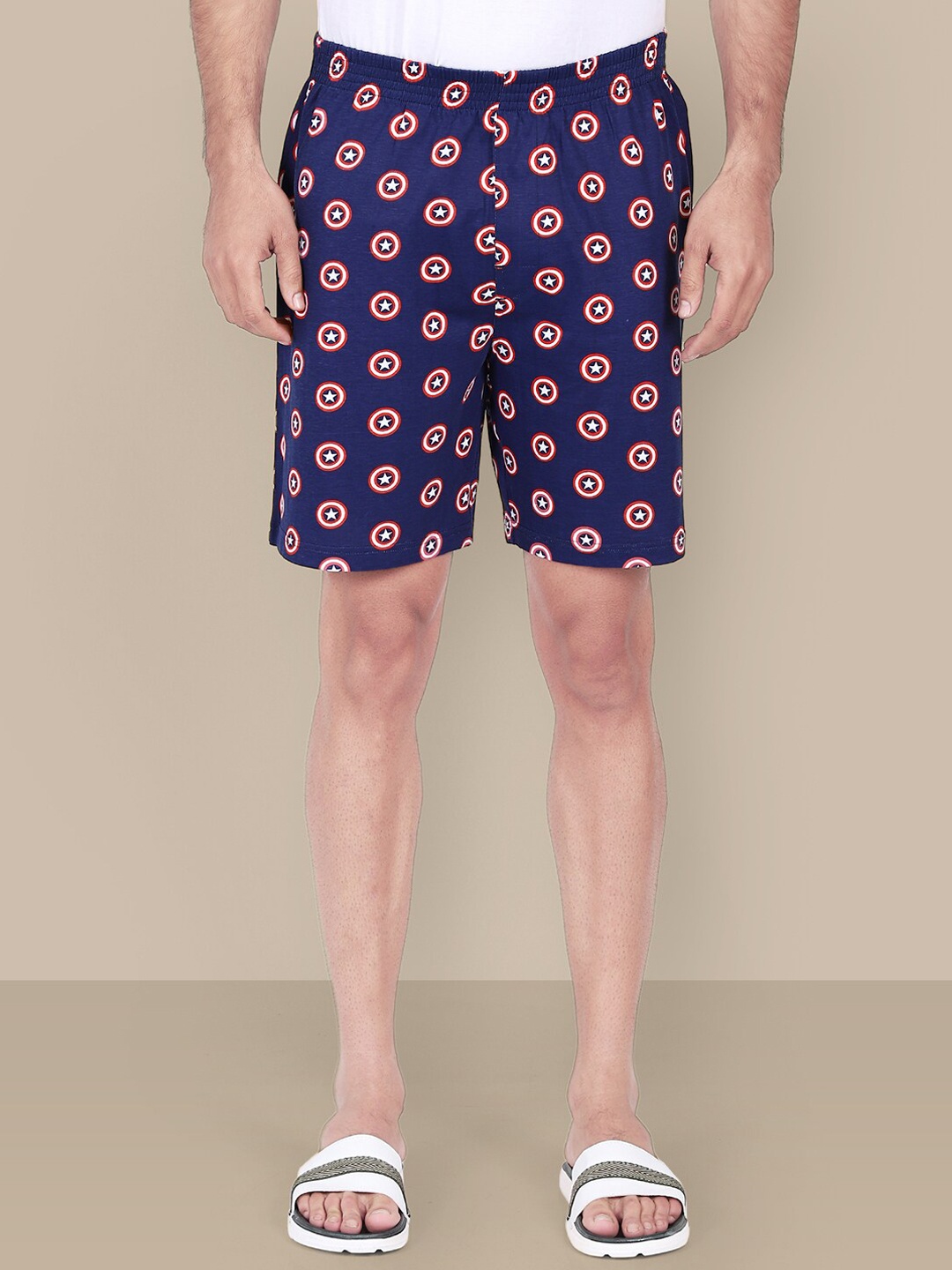 

Free Authority Men Blue Captain America Printed Boxers