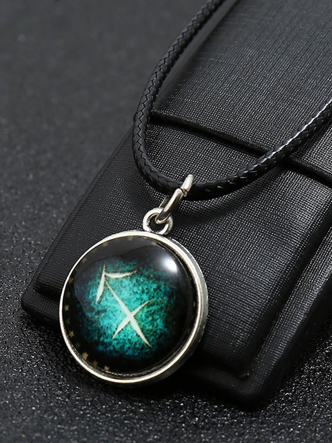 

Young & Forever Women Silver-Toned & Green Necklace
