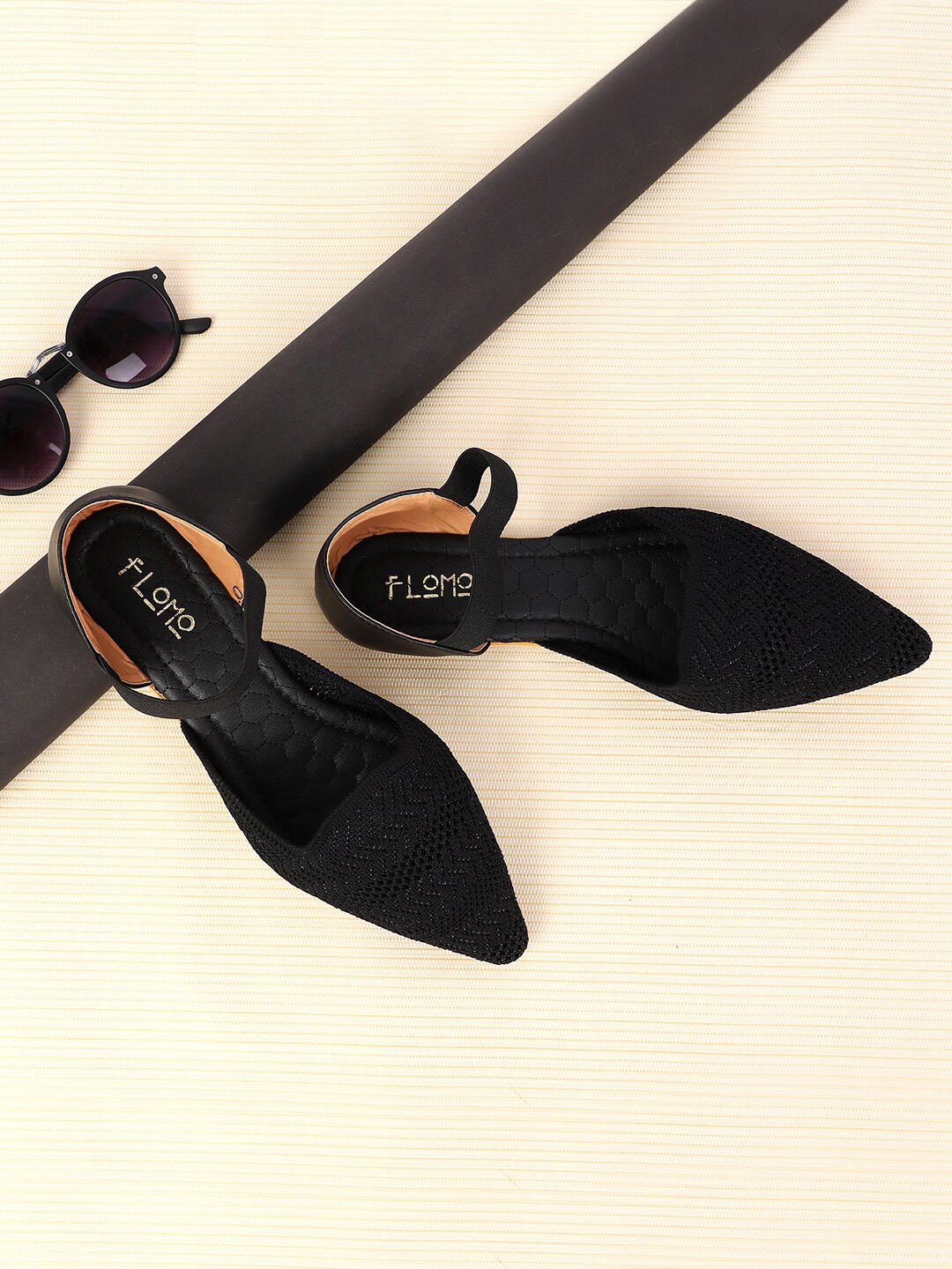 

FLOMO Women Black Mules Flats