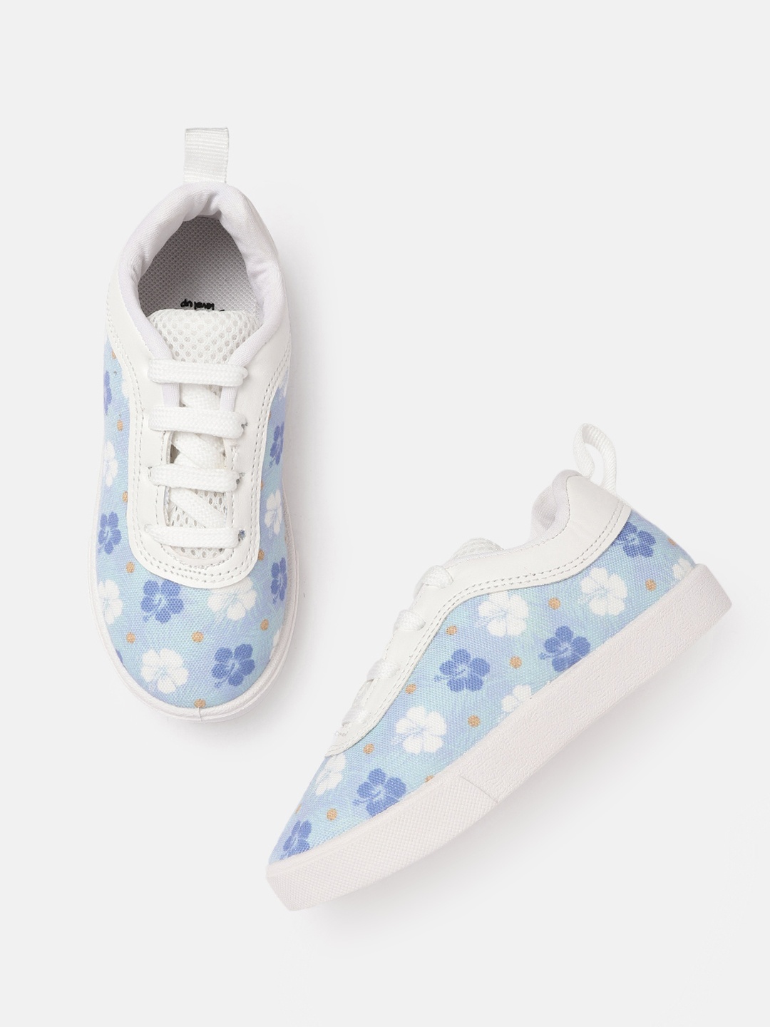 

YK Girls Floral Printed Sneakers, Blue