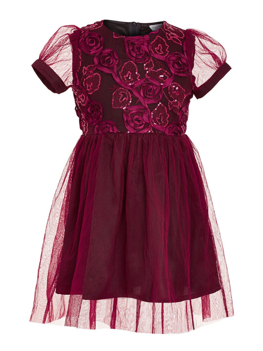 

BandBox Maroon Net Dress