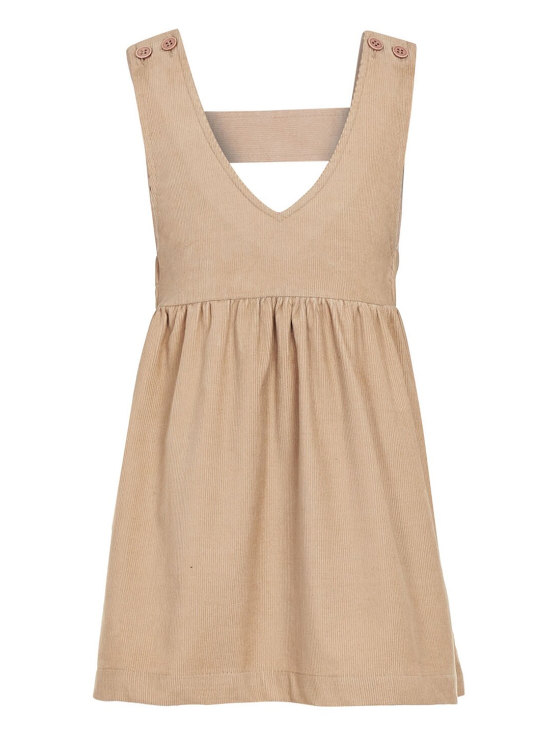 

BandBox Brown A-Line Cotton Dress