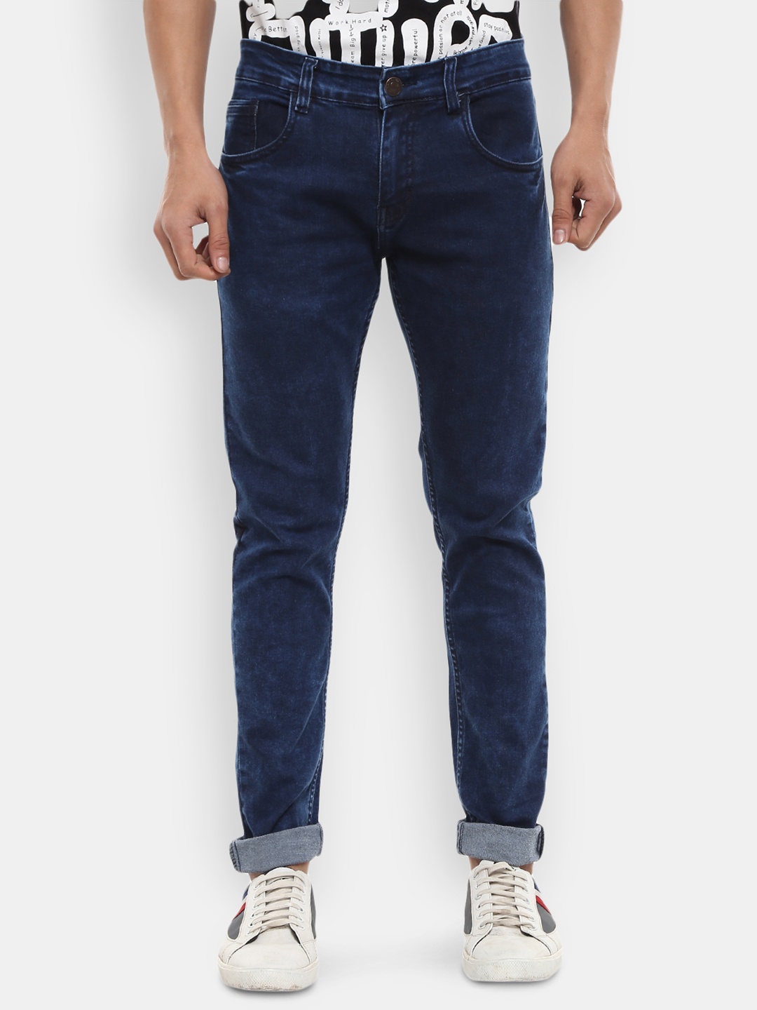 

V-Mart Men Blue Classic Slim Fit Cotton Jeans