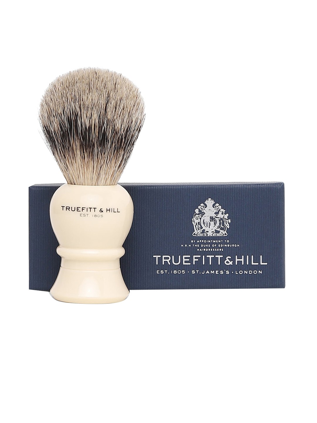 

TRUEFITT & HILL Men Faux Ivory Regency Super Handmade Shaving Brush, Beige