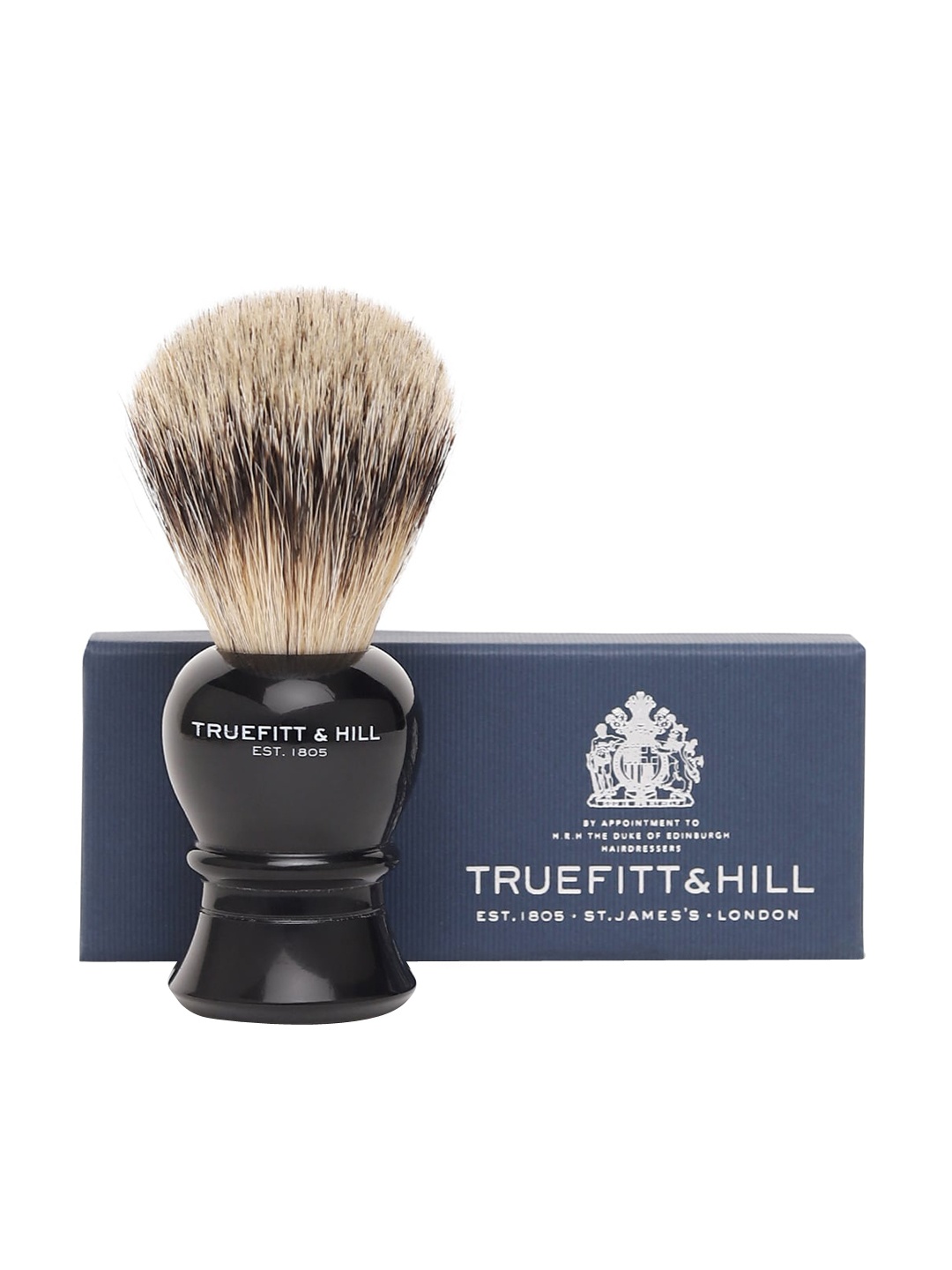 

TRUEFITT & HILL Men Faux Ebony Regency Super Handmade Shaving Brush, Black