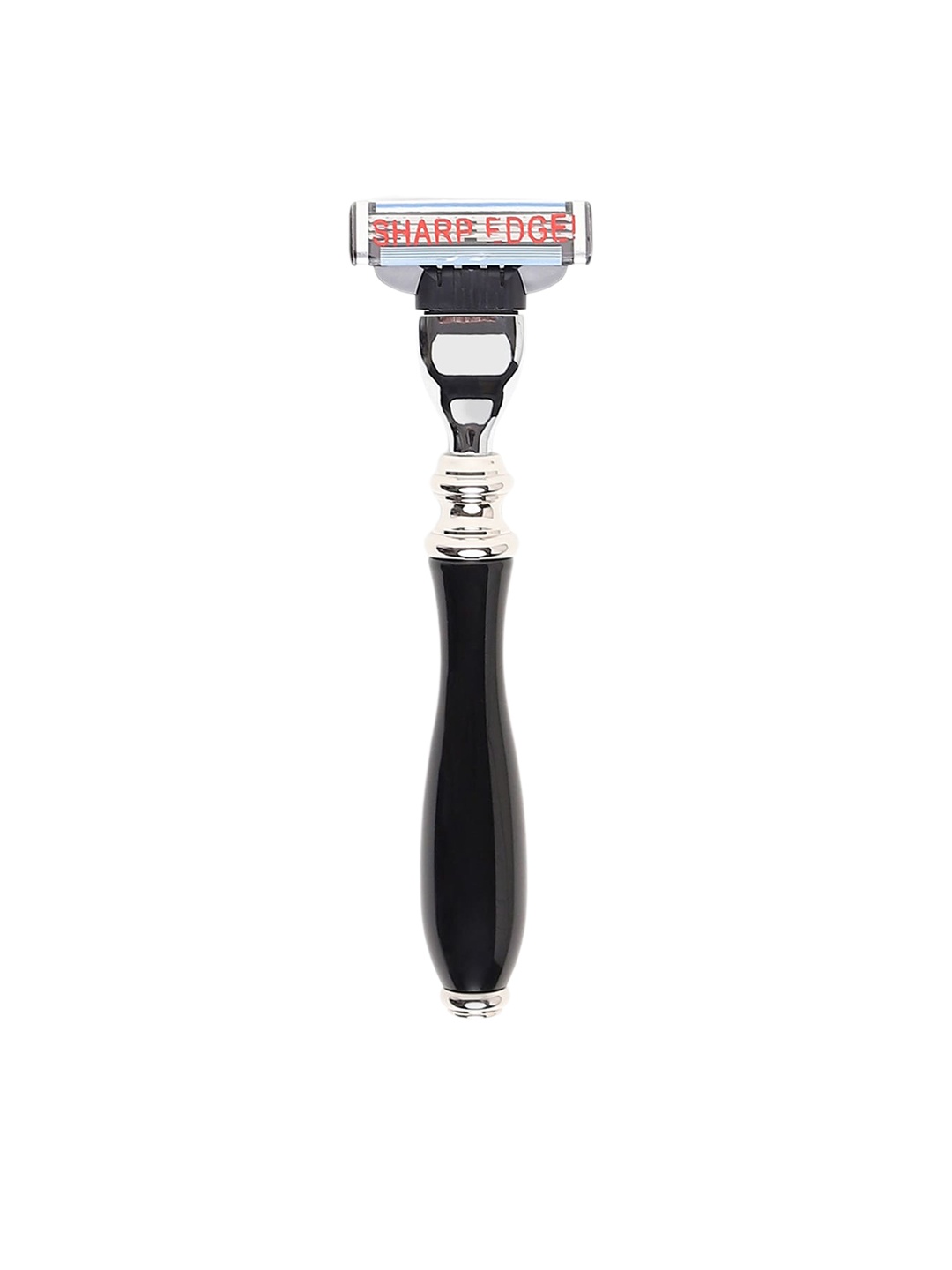 

TRUEFITT & HILL Faux Ebony Mach-3 Shaving Razor Chrome Wellington, Black