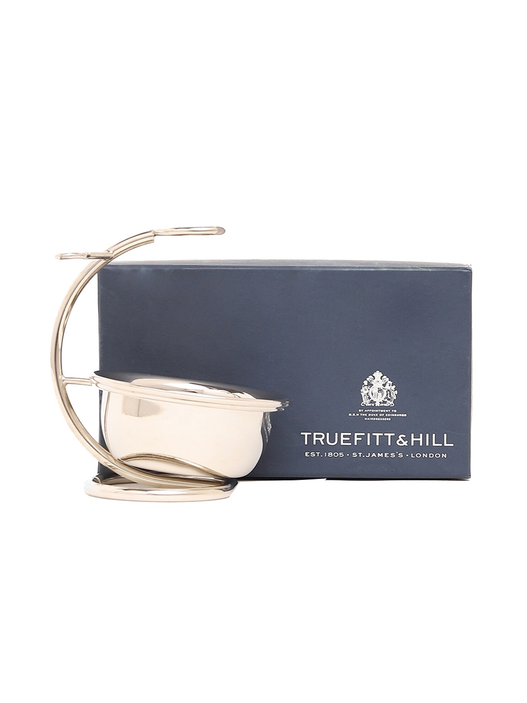 

TRUEFITT & HILL Men Bowl Chrome Razor & Brush Stand, Silver
