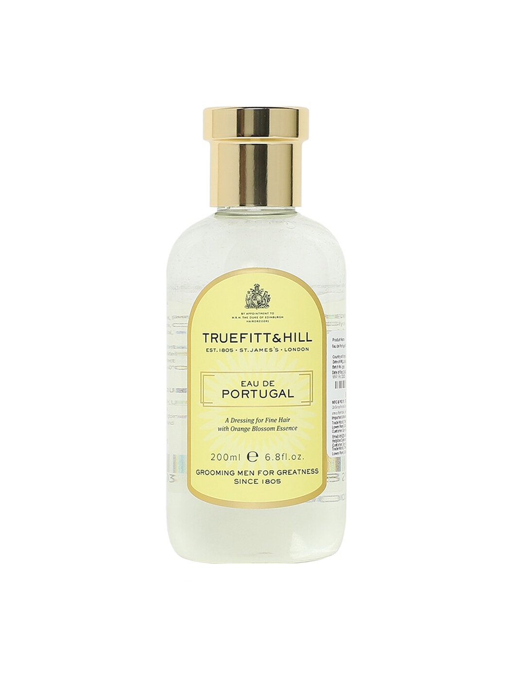 

TRUEFITT & HILL Men Eau De Portugal Hair Serum 200ml, Beige