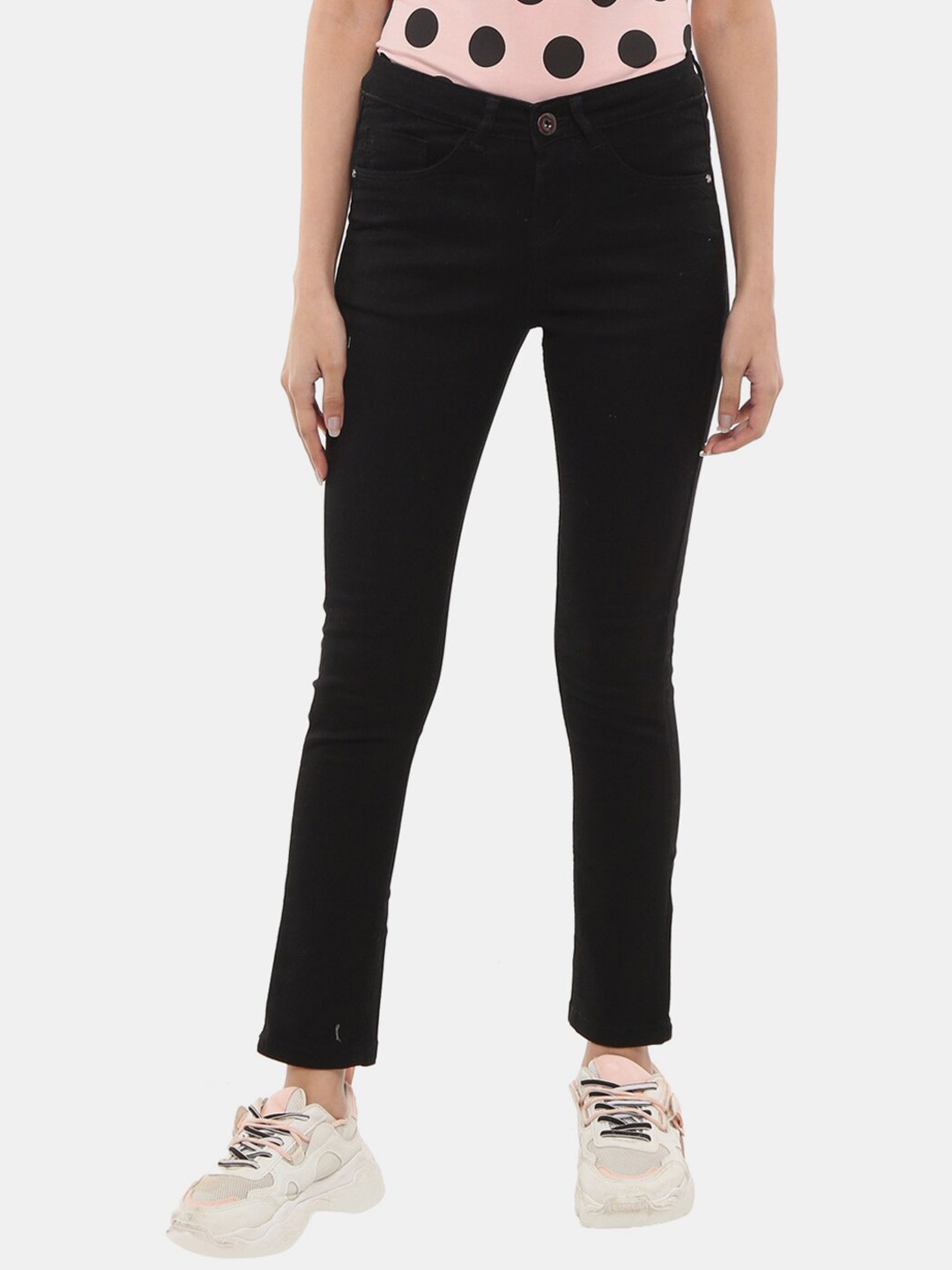 

V-Mart Women Black Classic Cotton Jeans