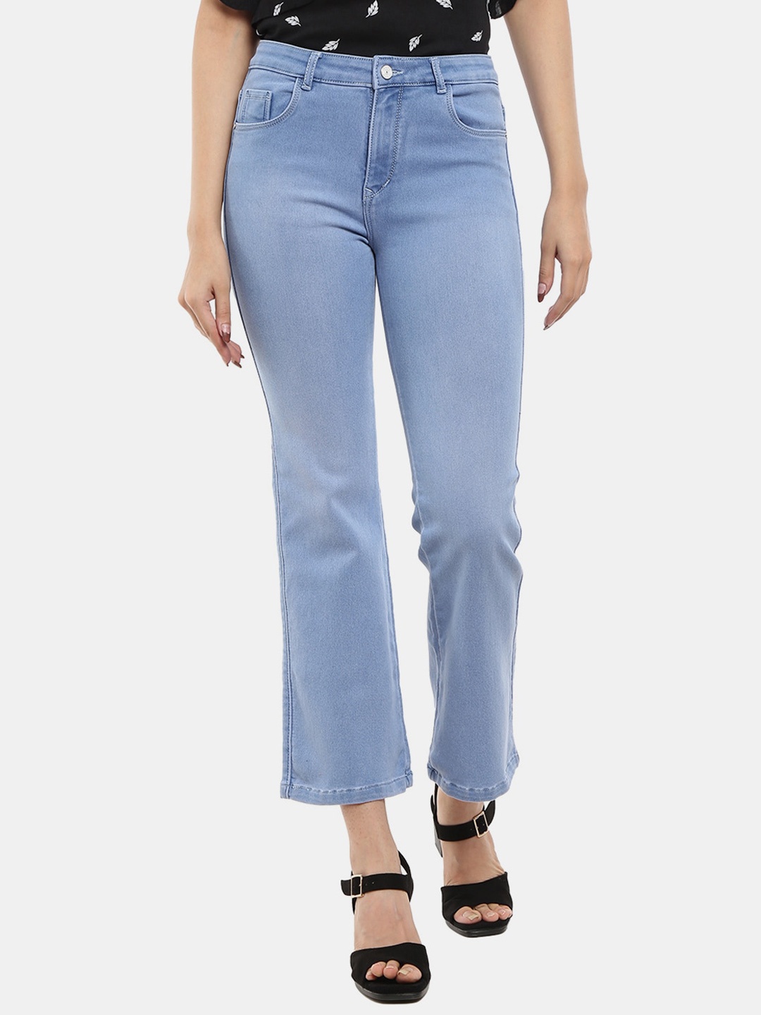 

V-Mart Women Blue Classic Light Fade Cotton Jeans