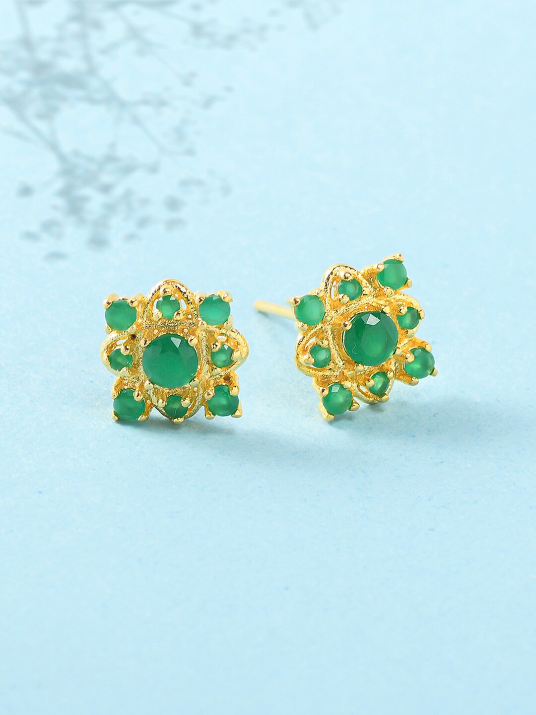 

Voylla Gold-Plated Classic Studs Earrings