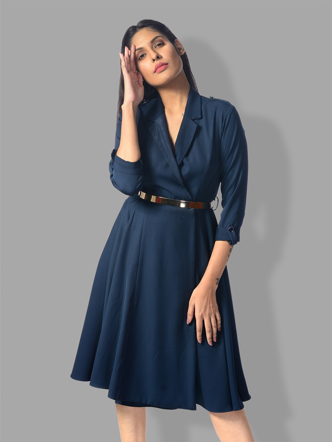 

MODWEE Navy Blue Dress